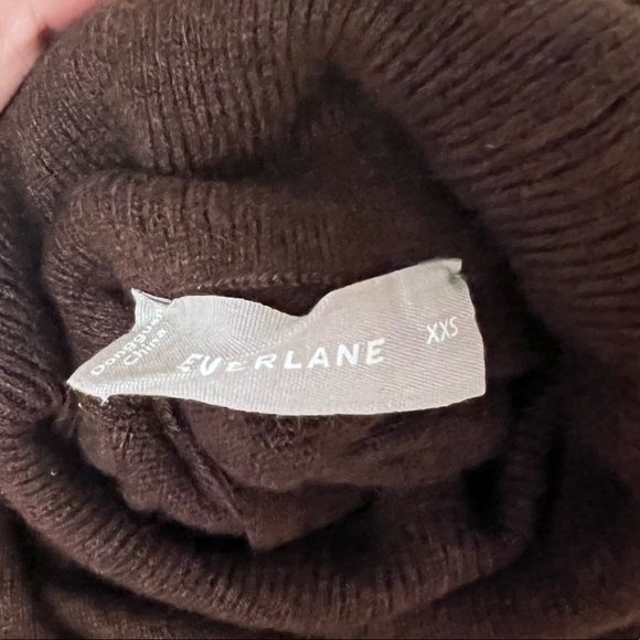 Everlane CASHMERE turtleneck XXS - heathered Java - Picture 7 of 8